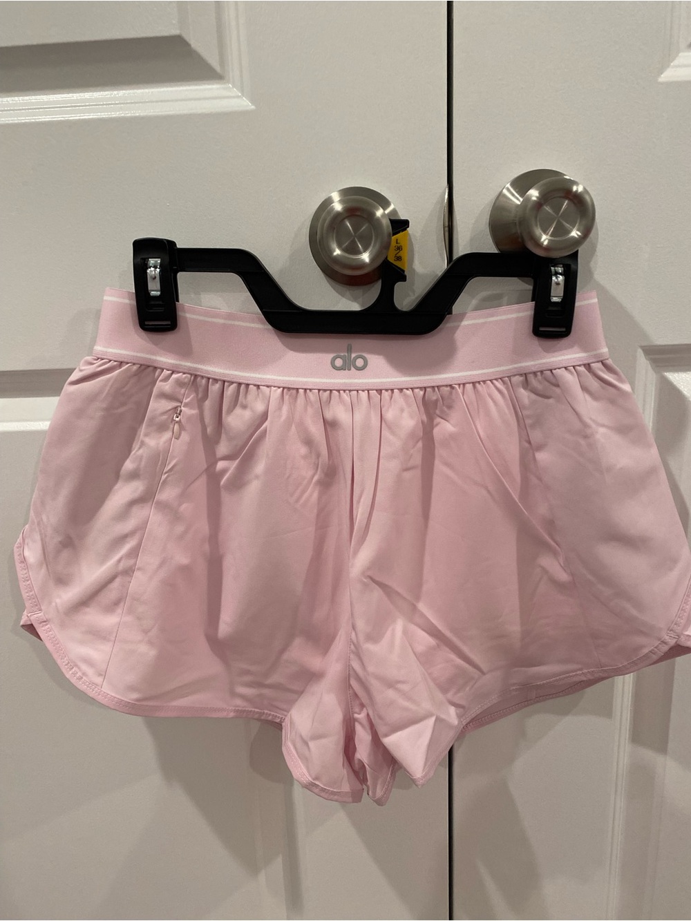 ALO Yoga Candy Pink Match Point Shorts
